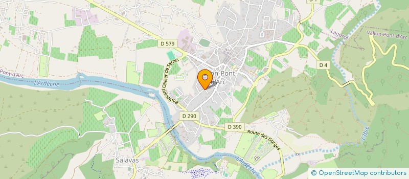 localisation de l'entreprise EL HARRAS - MANAGEMENT - CONSTRUCTION ET IMMOBILIER à VALLON-PONT-D'ARC