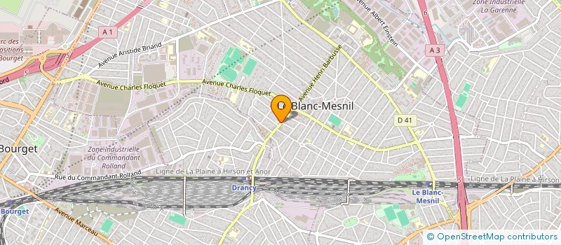 localisation de l'entreprise EL HEIT- ARAIMI à LE BLANC-MESNIL