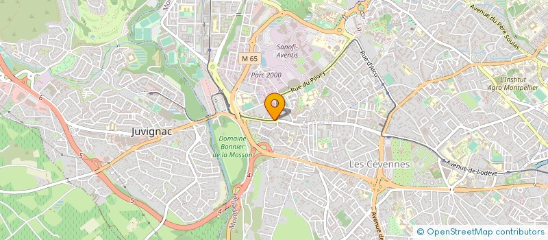 localisation de l'entreprise EL HIRECH IMMOBILIER à MONTPELLIER