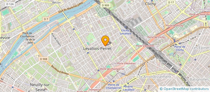 localisation de l'entreprise EL HOUDA à LEVALLOIS-PERRET