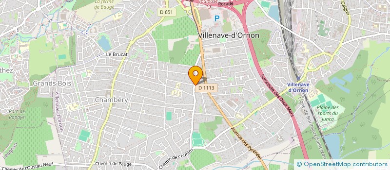 localisation de l'entreprise EL HOUDA  VILLENAVE-D'ORNON