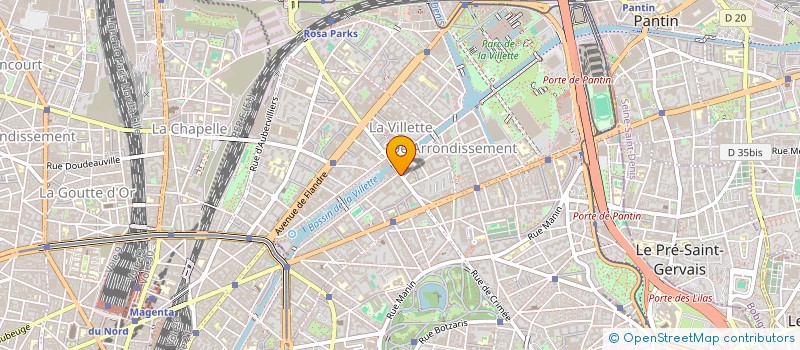 localisation de l'entreprise EL HOUERES LABOUDI  PARIS