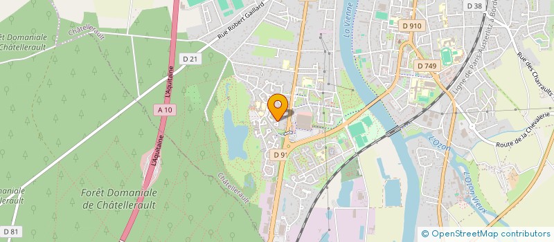 localisation de l'entreprise EL IHSSAN  CHATELLERAULT