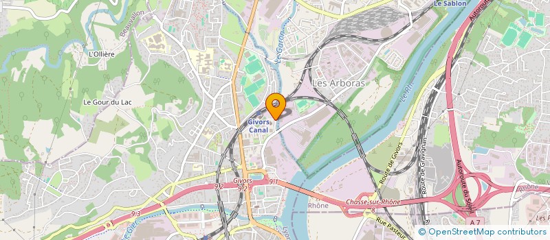 localisation de l'entreprise EL IKHLAS  GIVORS