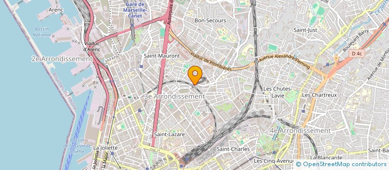 localisation de l'entreprise EL IKHLAS HM à MARSEILLE
