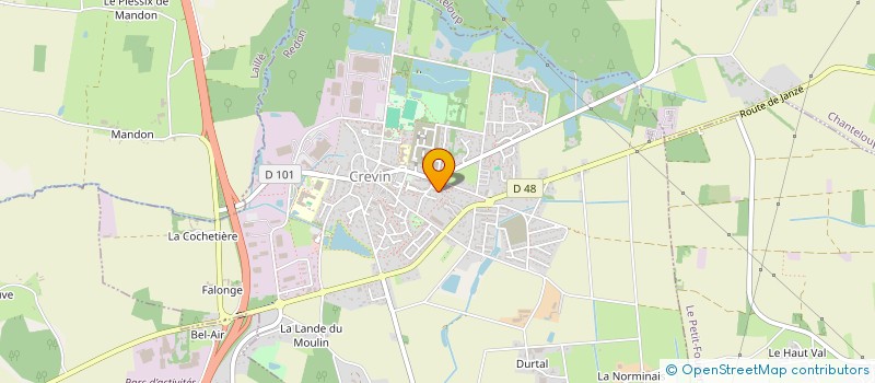 localisation de l'entreprise EL IMMO  CREVIN