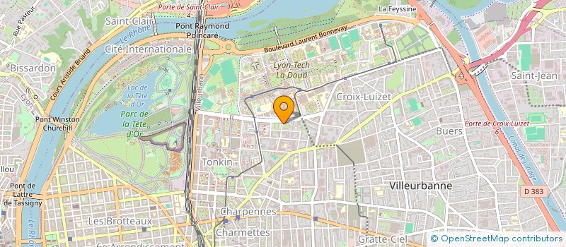 localisation de l'entreprise EL IMMO  BRON