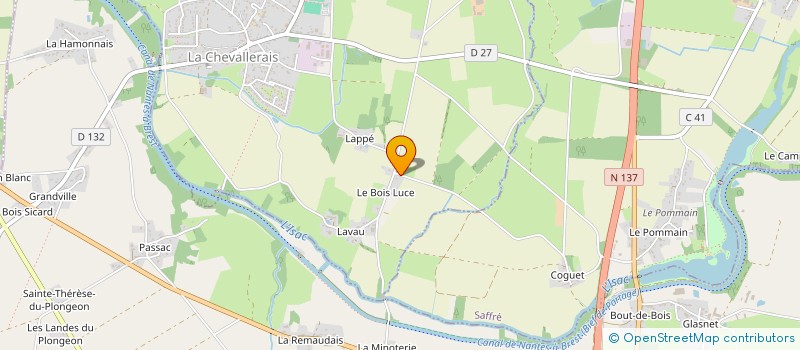 localisation de l'entreprise EL IMMO  LA CHEVALLERAIS