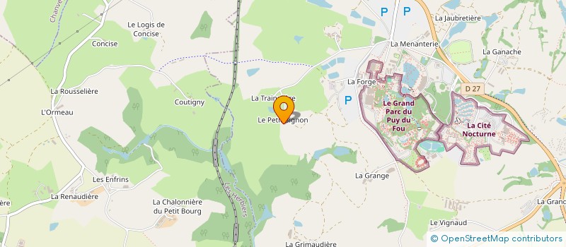 localisation de l'entreprise EL IMMOBILIER  LES EPESSES