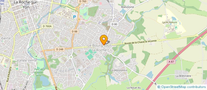 localisation de l'entreprise EL'INE INSTITUT à LA ROCHE-SUR-YON