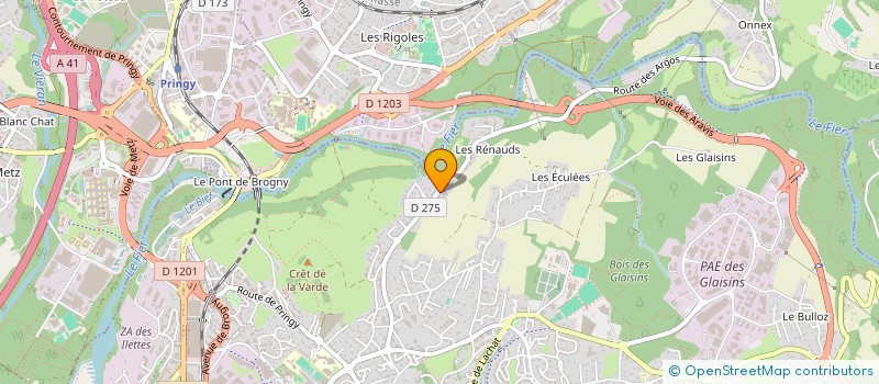 localisation de l'entreprise EL INICIO  ANNECY