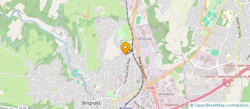 localisation de l'entreprise EL INTERNATIONAL CONSULTING  BRIGNAIS