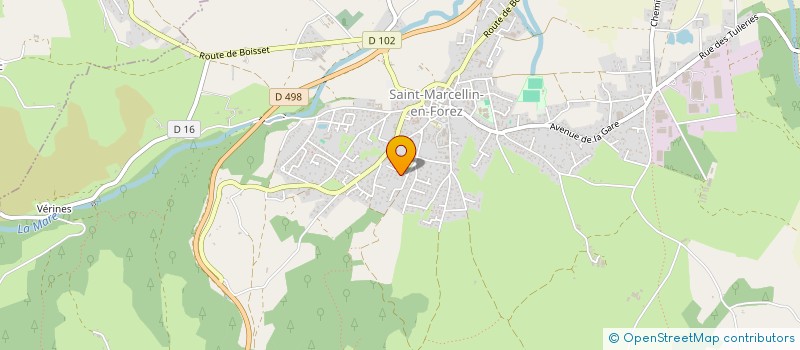 localisation de l'entreprise EL INVEST 42 à SAINT-MARCELLIN-EN-FOREZ