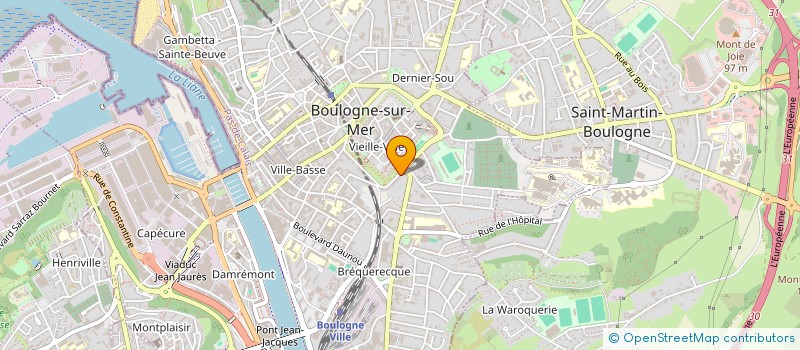 localisation de l'entreprise EL INVEST  BOULOGNE-SUR-MER