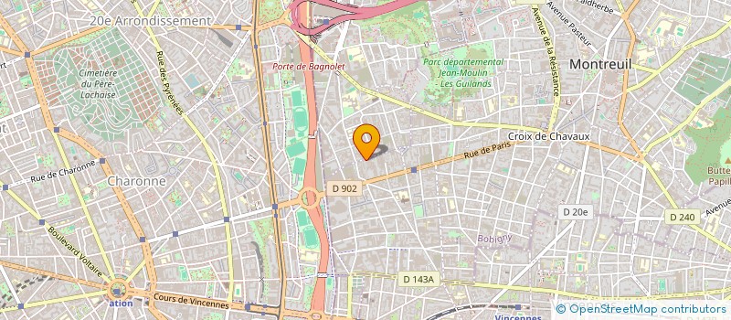 localisation de l'entreprise EL JANNEL à MONTREUIL