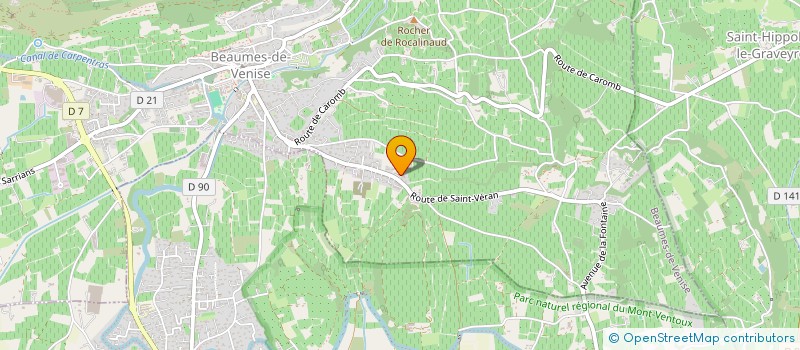 localisation de l'entreprise EL JARDIN  BEAUMES-DE-VENISE