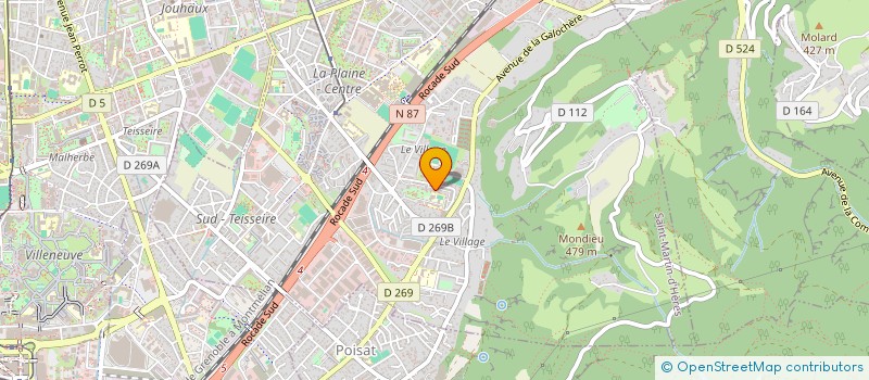 localisation de l'entreprise EL K IMMOBILIER  SAINT-MARTIN-D'HERES