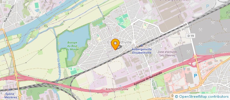 localisation de l'entreprise EL'K TRANS à AUBERGENVILLE