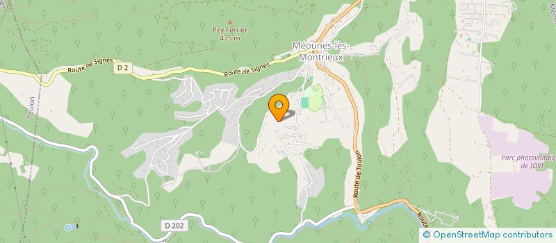 localisation de l'entreprise EL KAGA  MEOUNES-LES-MONTRIEUX