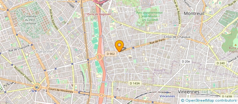 localisation de l'entreprise EL KAHINA  MONTREUIL