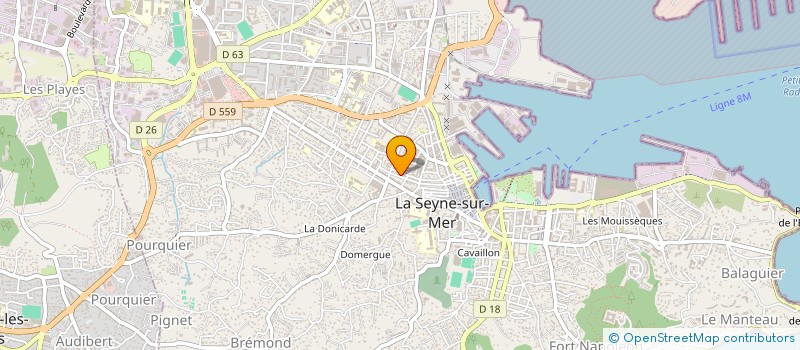 localisation de l'entreprise EL KAHINA à LA SEYNE-SUR-MER