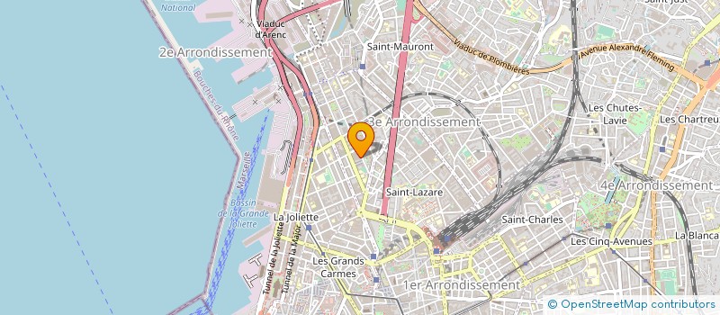 localisation de l'entreprise EL KARAMA (LA DIGNITE) à MARSEILLE