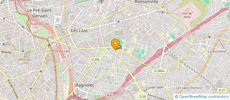 localisation de l'entreprise EL KASIR à BAGNOLET