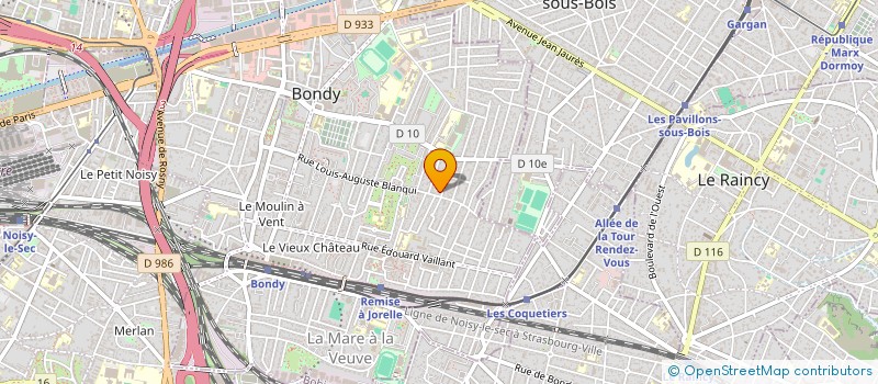 localisation de l'entreprise EL KESSIR SAID SABAR  BONDY