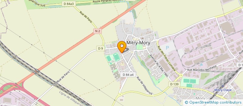 localisation de l'entreprise EL KHALOUI  MITRY-MORY