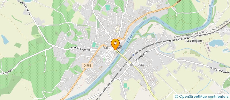 localisation de l'entreprise EL KHAYATI  RABASTENS