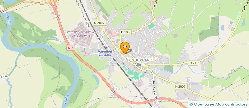 localisation de l'entreprise EL-KHOUTABI BOUAZZA à VARENNES SUR ALLIER