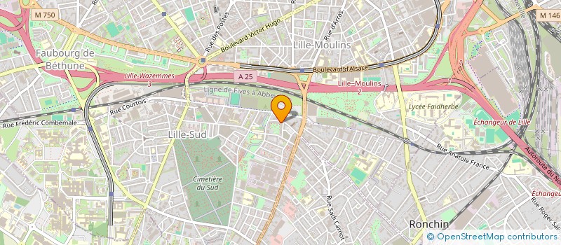 localisation de l'entreprise EL KOUCH TAXI à LILLE