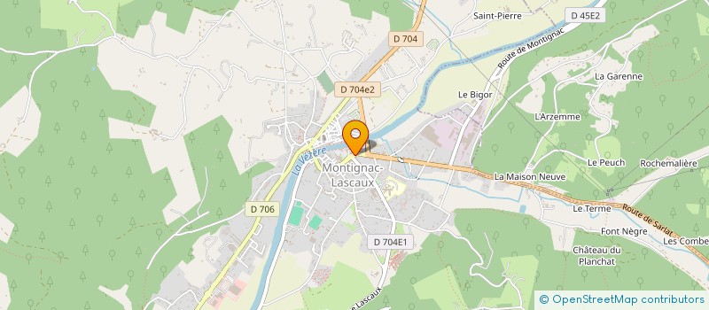 localisation de l'entreprise EL LASCAUX à MONTIGNAC-LASCAUX