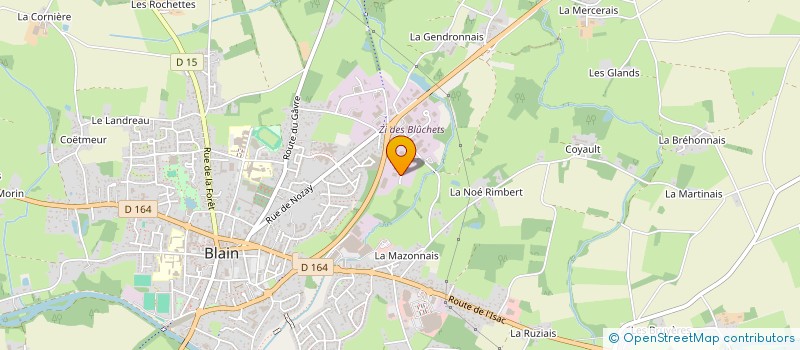 localisation de l'entreprise EL LOISIRS  BLAIN