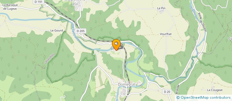 localisation de l'entreprise EL LUSITAN  DOMEYRAT