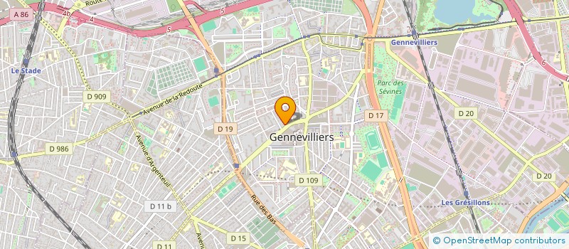 localisation de l'entreprise EL M GUENNI ECOM à GENNEVILLIERS