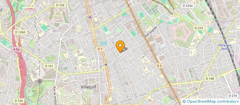 localisation de l'entreprise EL M'RABTI MOHAMED  VITRY-SUR-SEINE