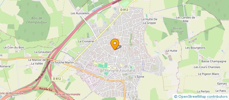 localisation de l'entreprise EL MAALEM  THORIGNE-FOUILLARD