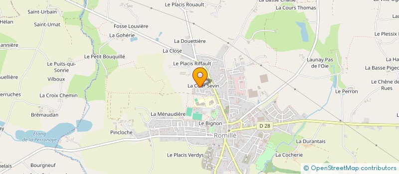 localisation de l'entreprise EL MAB  ROMILLE