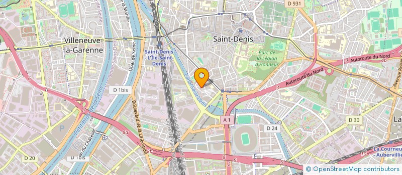 localisation de l'entreprise EL MAHARES SERVICE à SAINT-DENIS