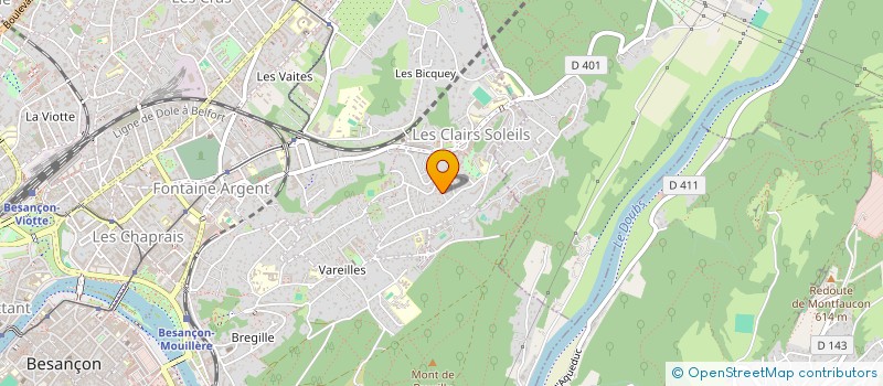 localisation de l'entreprise EL MAJAOURI  BESANCON