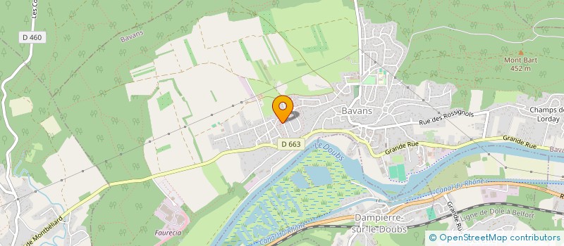 localisation de l'entreprise EL MANAGEMENT & MEDIATION  BAVANS