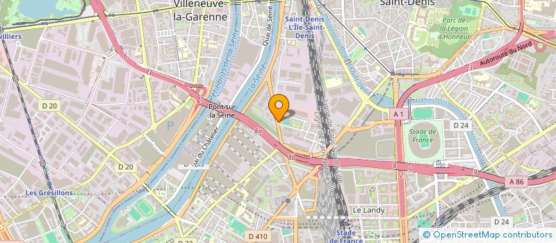 localisation de l'entreprise EL MANAR à SAINT-DENIS
