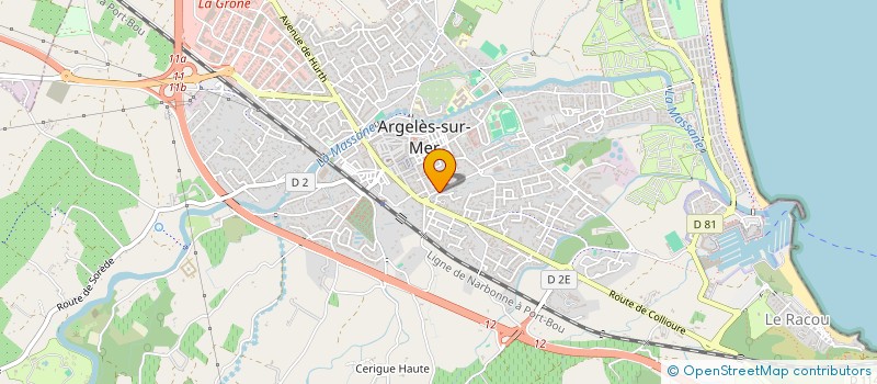 localisation de l'entreprise EL MANIO à ARGELES-SUR-MER
