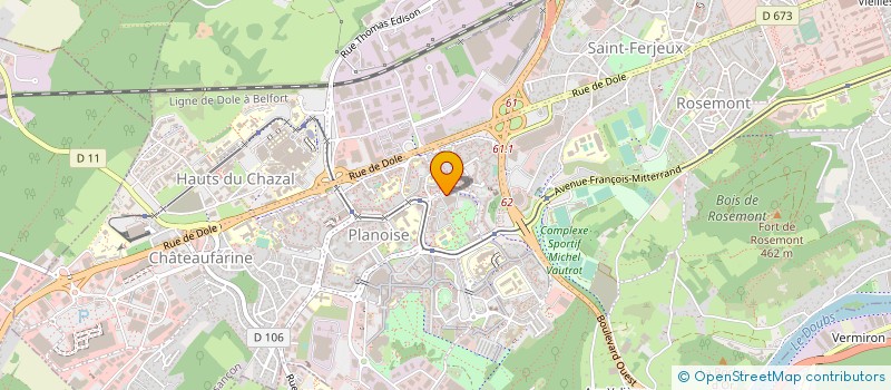 localisation de l'entreprise EL-MANSOURAH à BESANCON