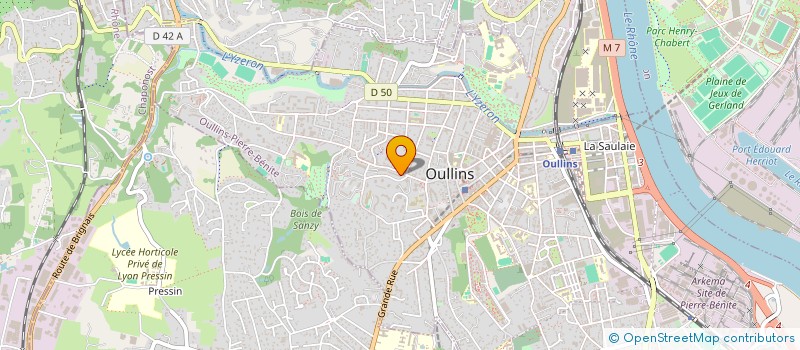 localisation de l'entreprise EL MARTINEZ  OULLINS-PIERRE-BENITE