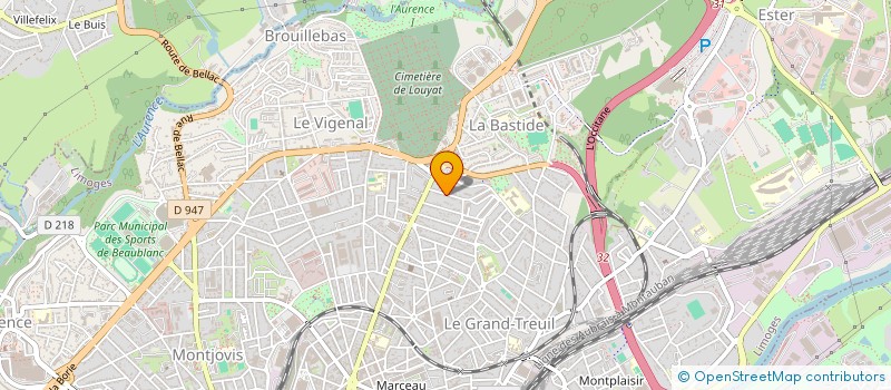 localisation de l'entreprise EL MATADOR à LIMOGES