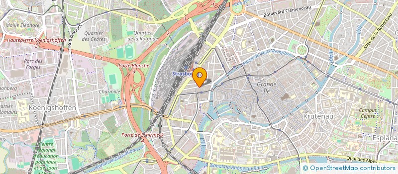 localisation de l'entreprise EL MEDINA à STRASBOURG