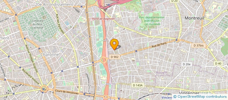 localisation de l'entreprise EL MEDINA à BAGNOLET