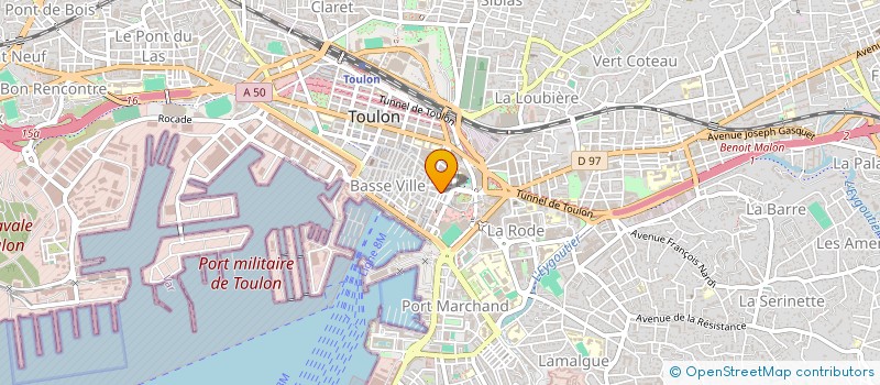 localisation de l'entreprise EL MEDINA  TOULON